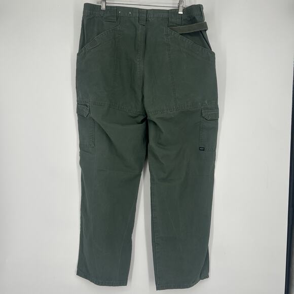 5.11 Tactical Mens Cotton Canvas Cargo Pants Regular Fit Green Size 38x32 - Picture 5 of 8